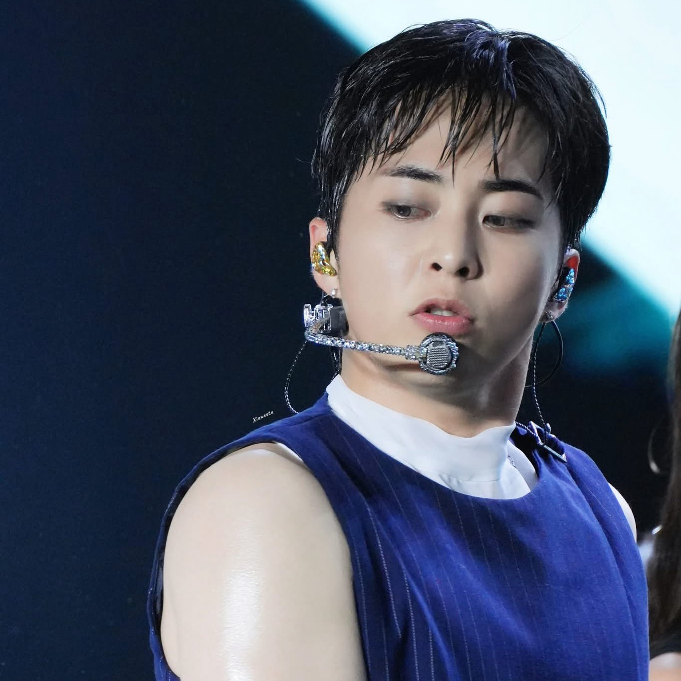 Recent activity shot of Xiumin (EXO)