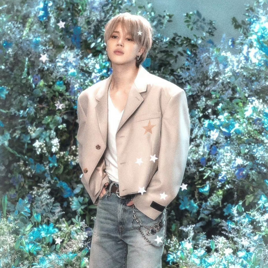 Recent activity shot of Jimin (BTS)