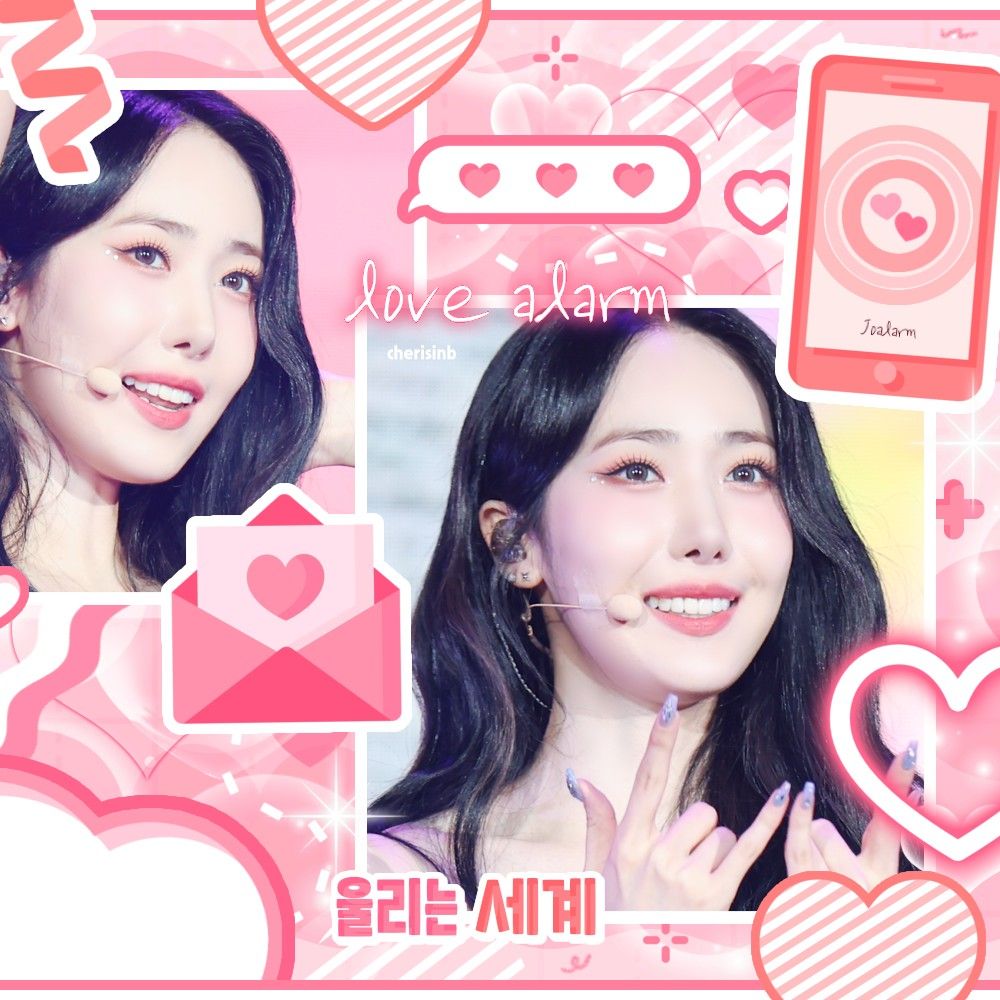 A moment captured by SinB (GFRIEND, VIVIZ)'s fan
