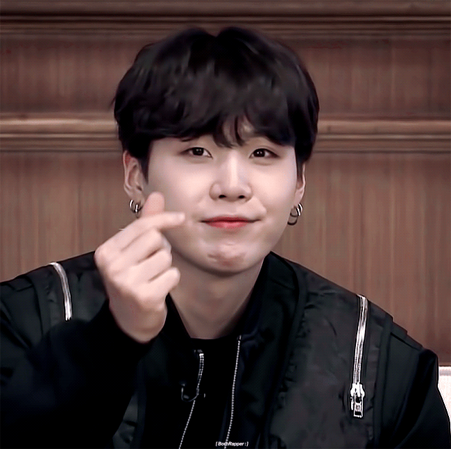 A moment captured by SUGA (BTS)'s fan