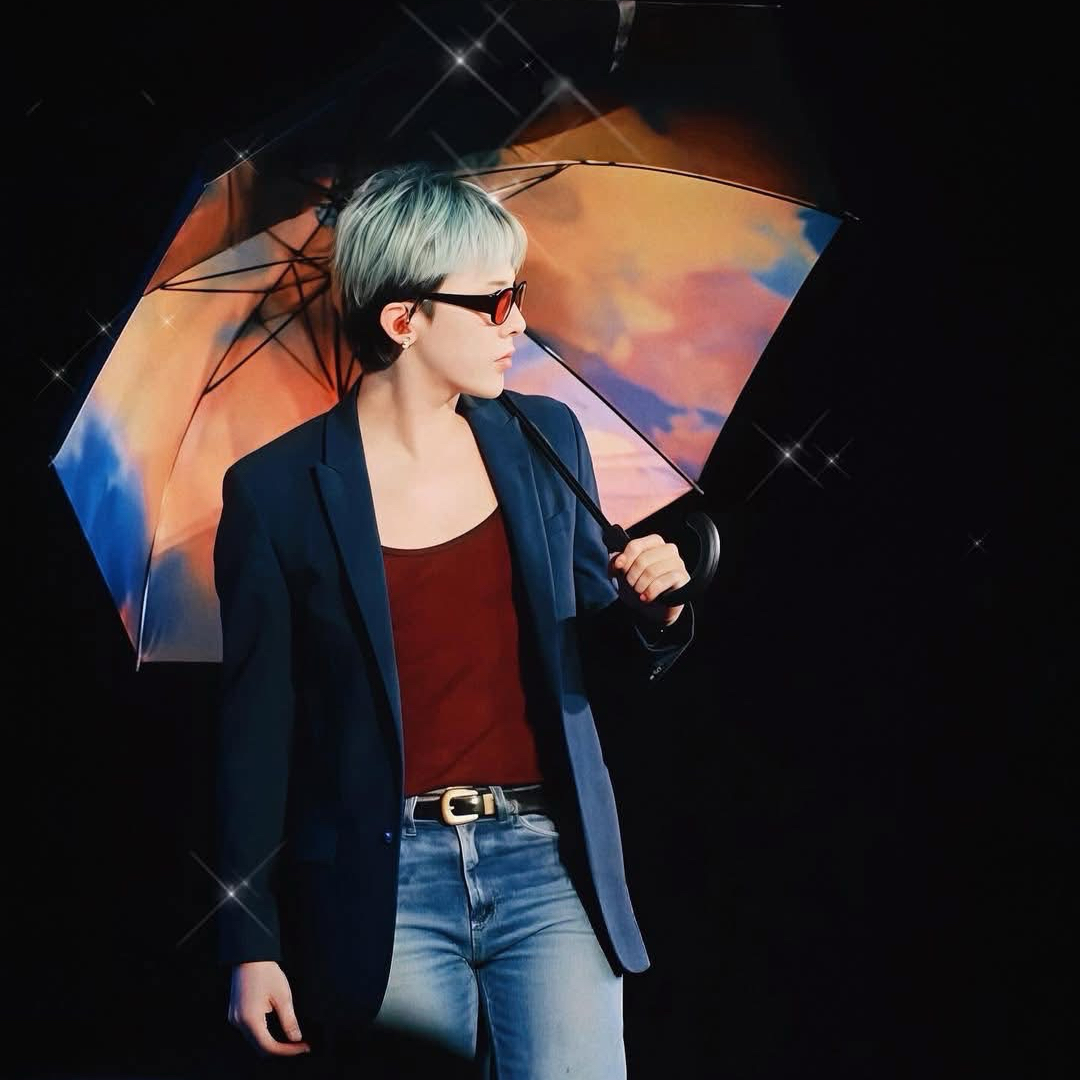 A moment captured by G-DRAGON (BIGBANG)'s fan