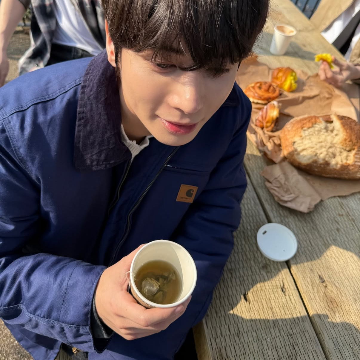 A moment captured by Taehyun (TOMORROW X TOGETHER)'s fan