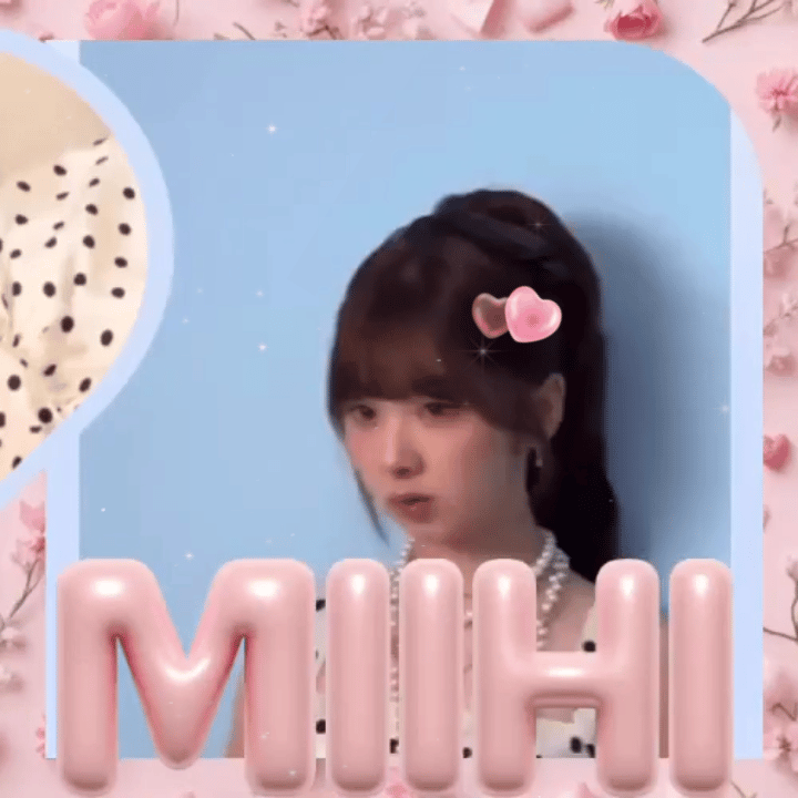 A moment captured by Miihi (NiziU)'s fan