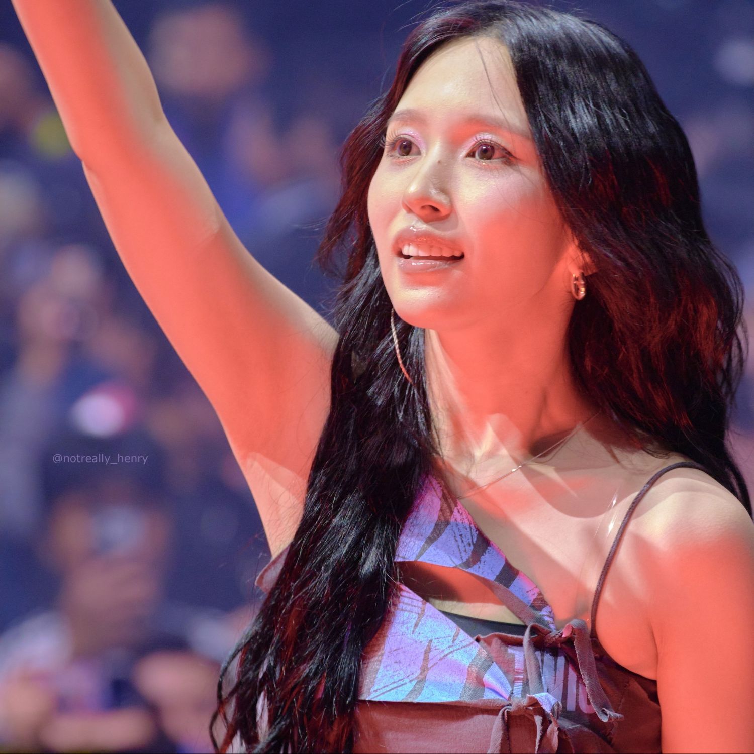 Mina (TWICE)粉絲拍下的瞬間