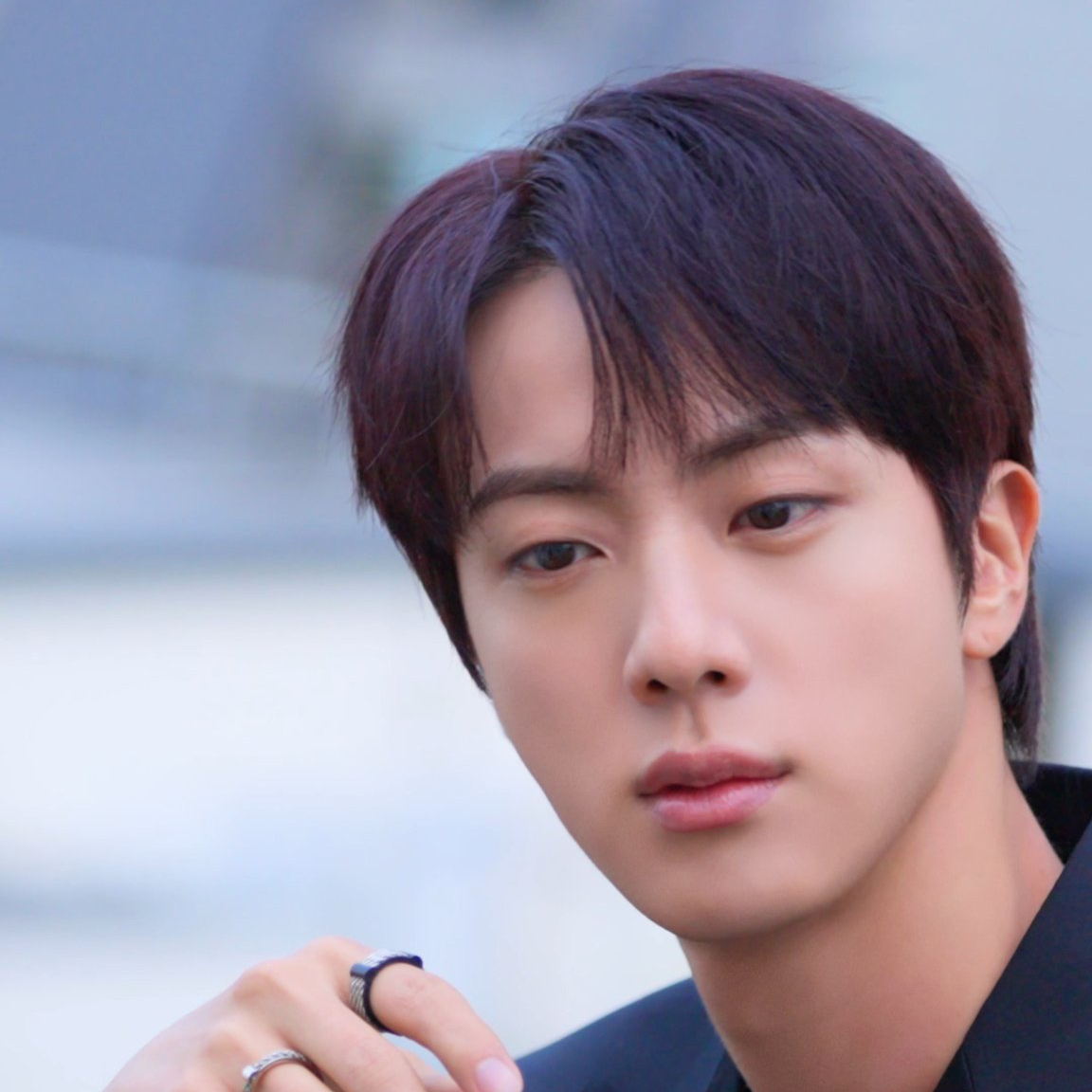 A moment captured by Jin (BTS)'s fan