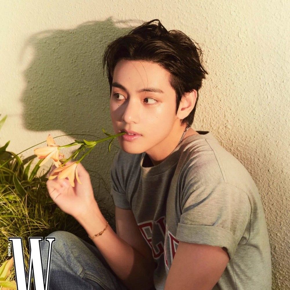 A moment captured by V (BTS)'s fan
