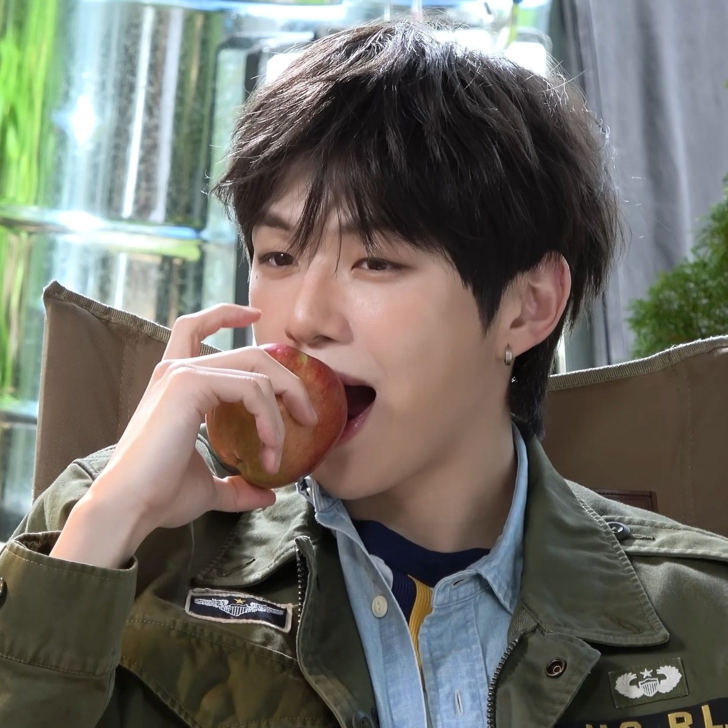 姜丹尼爾粉絲拍下的瞬間