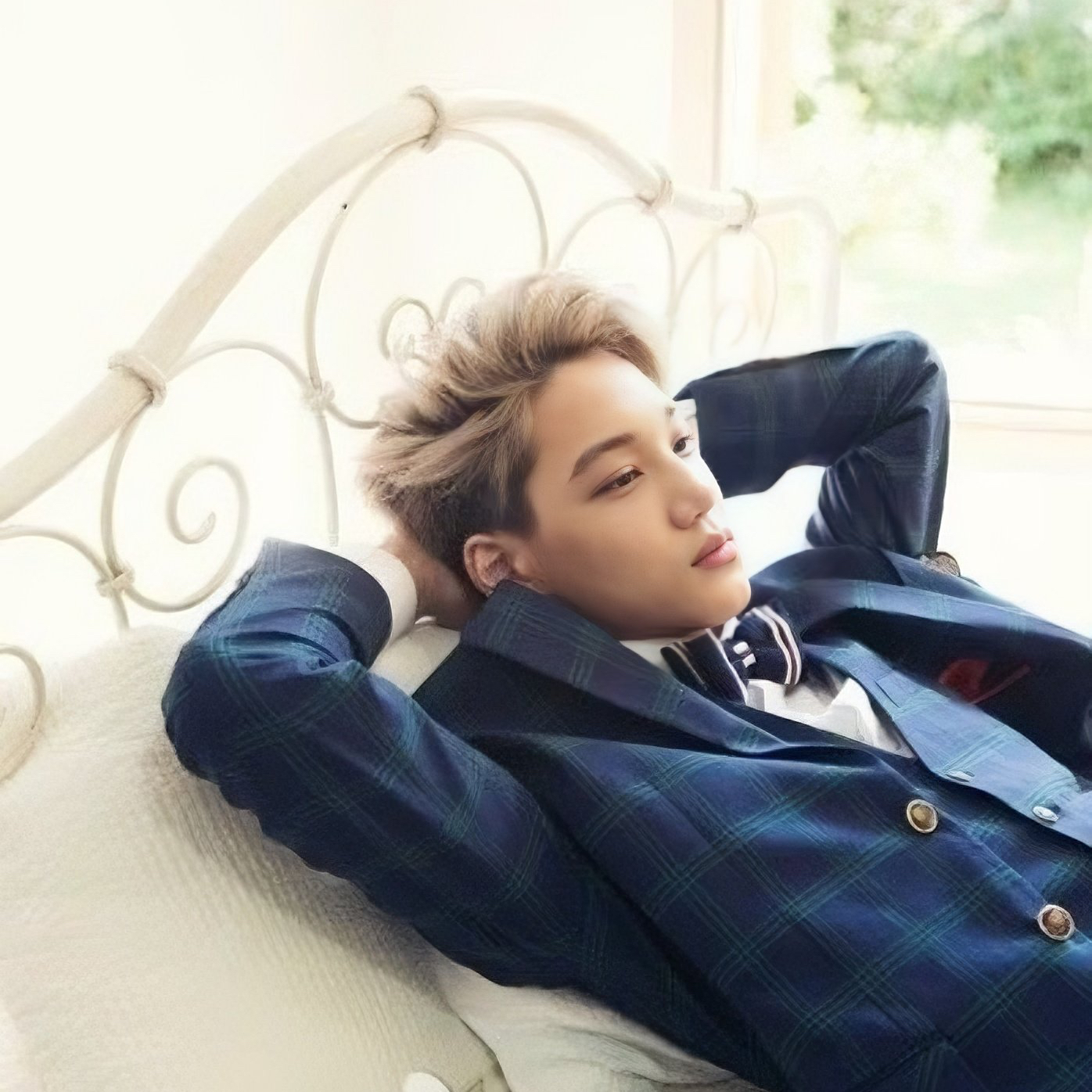 Recent activity shot of Kai (EXO)