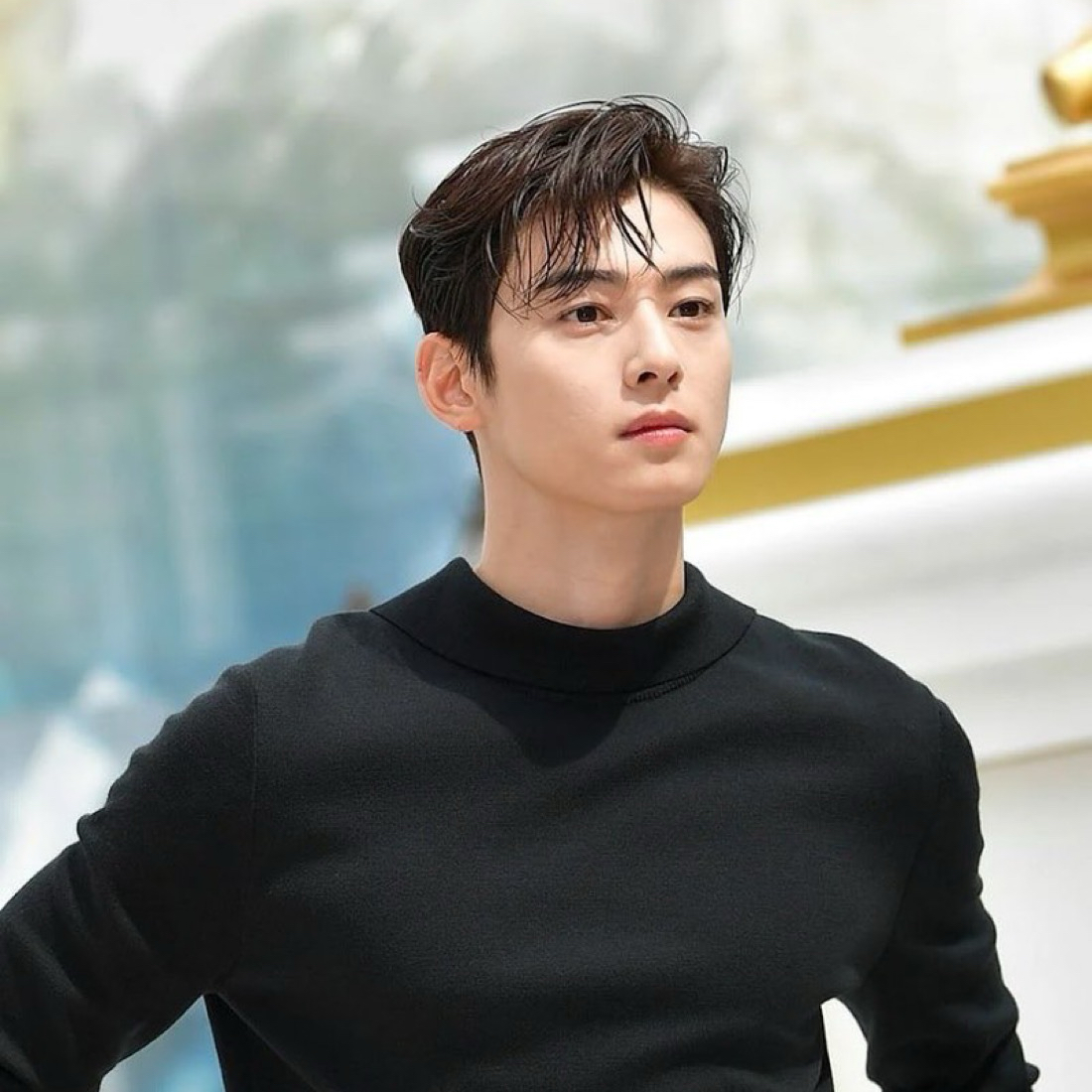 Recent activity shot of Eunwoo (ASTRO)