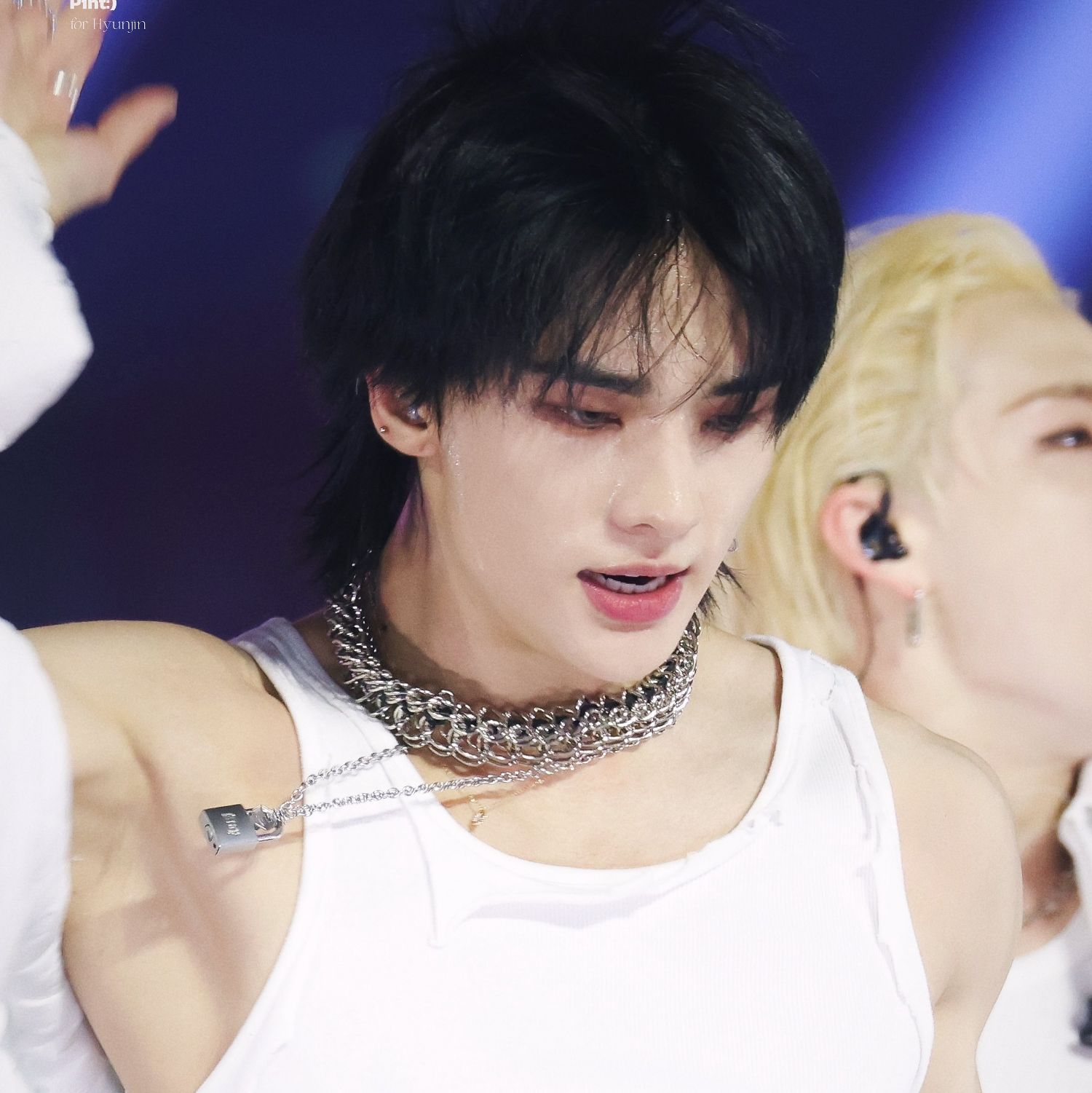 A moment captured by Hyunjin (Stray Kids)'s fan