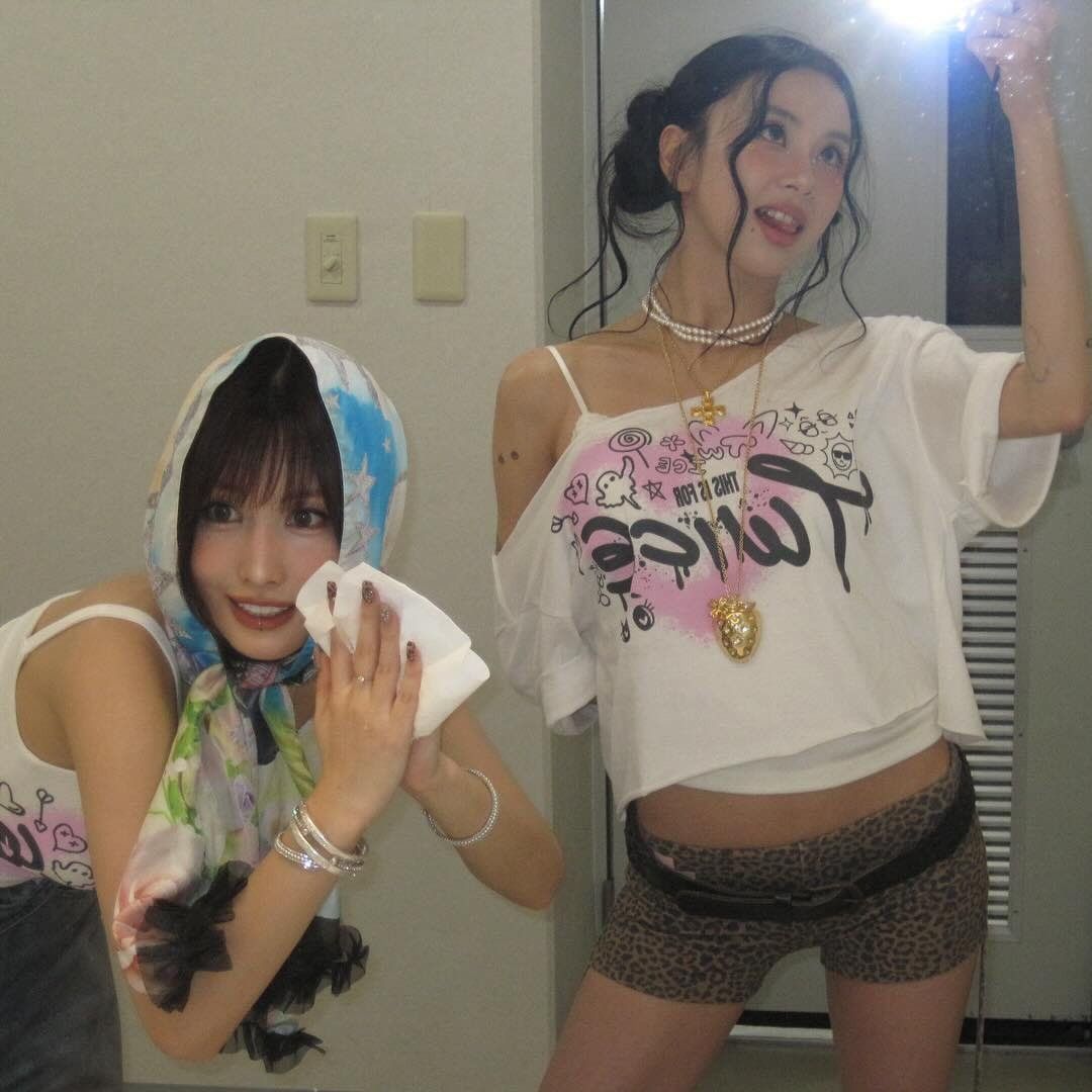 Momen yang diabadikan oleh penggemar Momo (TWICE)