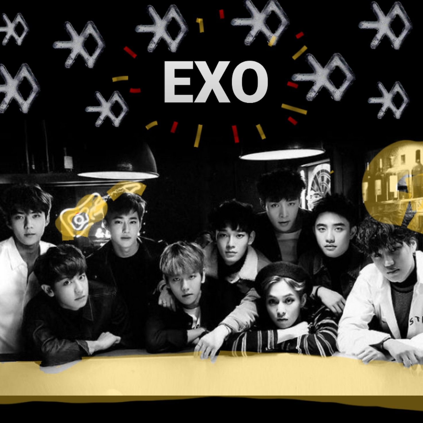 Potret di balik layar EXO