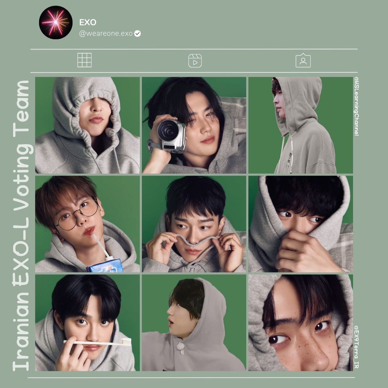 EXO의 비하인드 컷