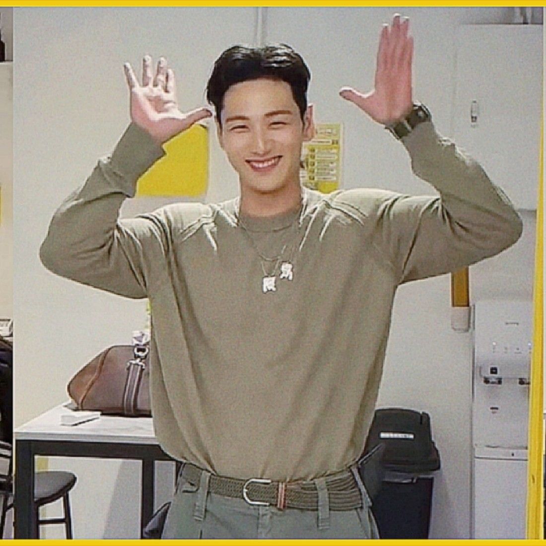A moment captured by Baekho's fan
