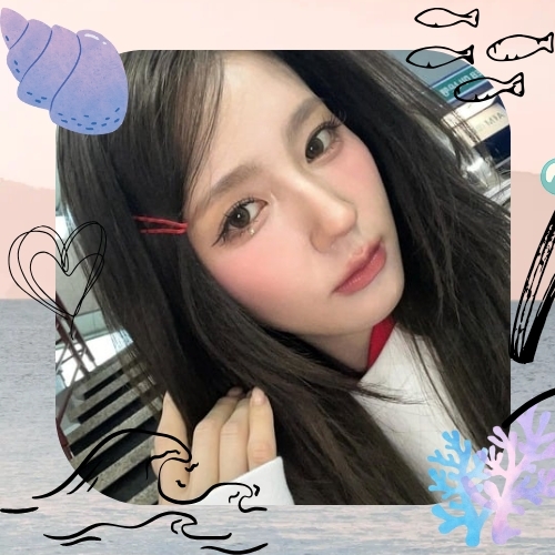 Recent activity shot of Miyeon (i-dle)