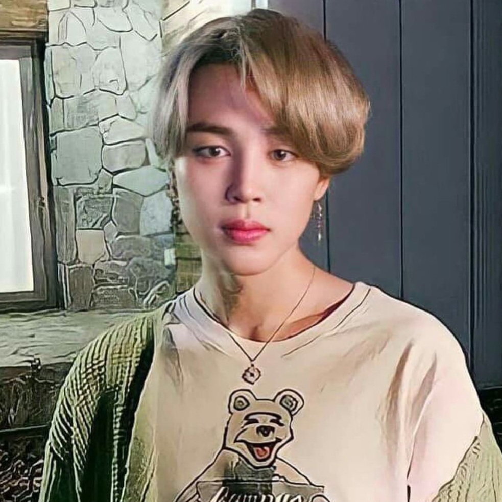 Recent activity shot of Jimin (BTS)