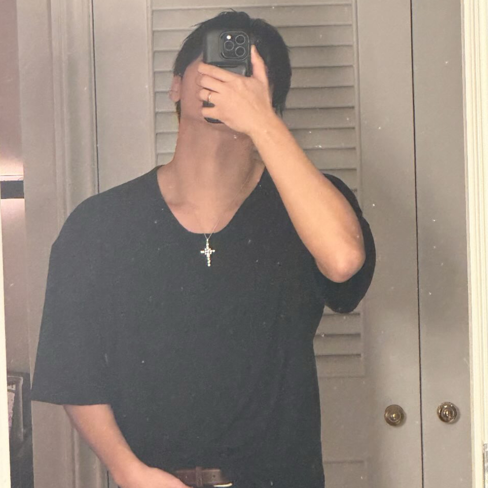 A moment captured by San (ATEEZ)'s fan