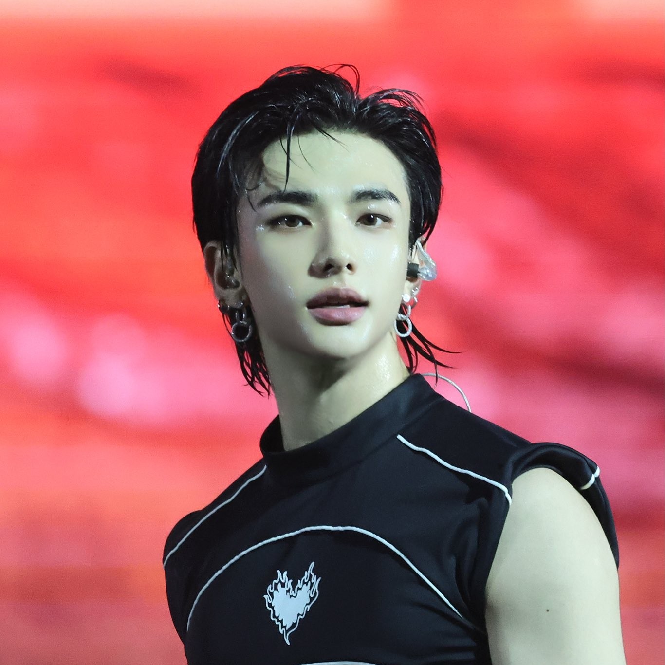 Recent activity shot of Hyunjin (Stray Kids)