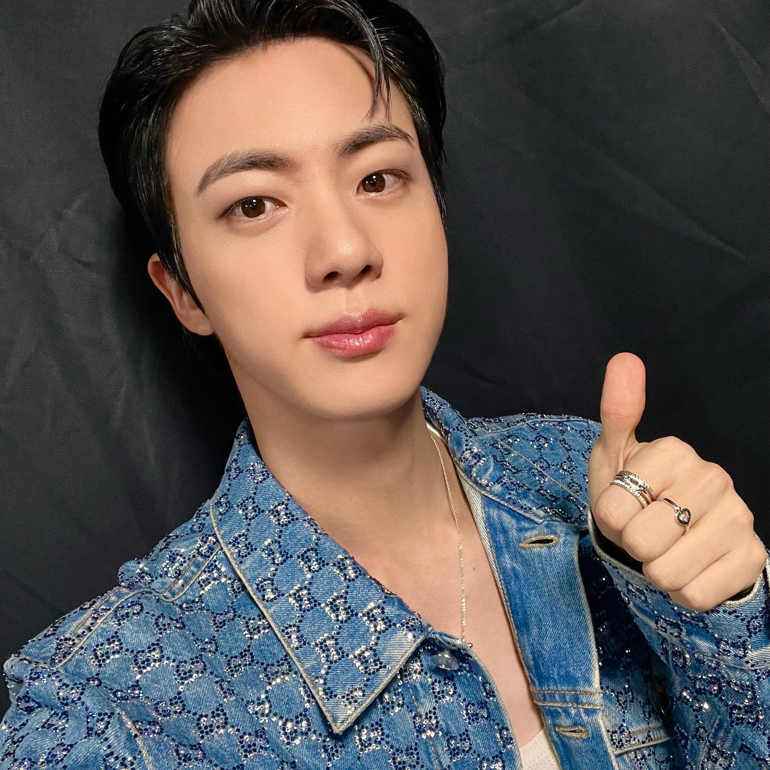 A moment captured by Jin (BTS)'s fan