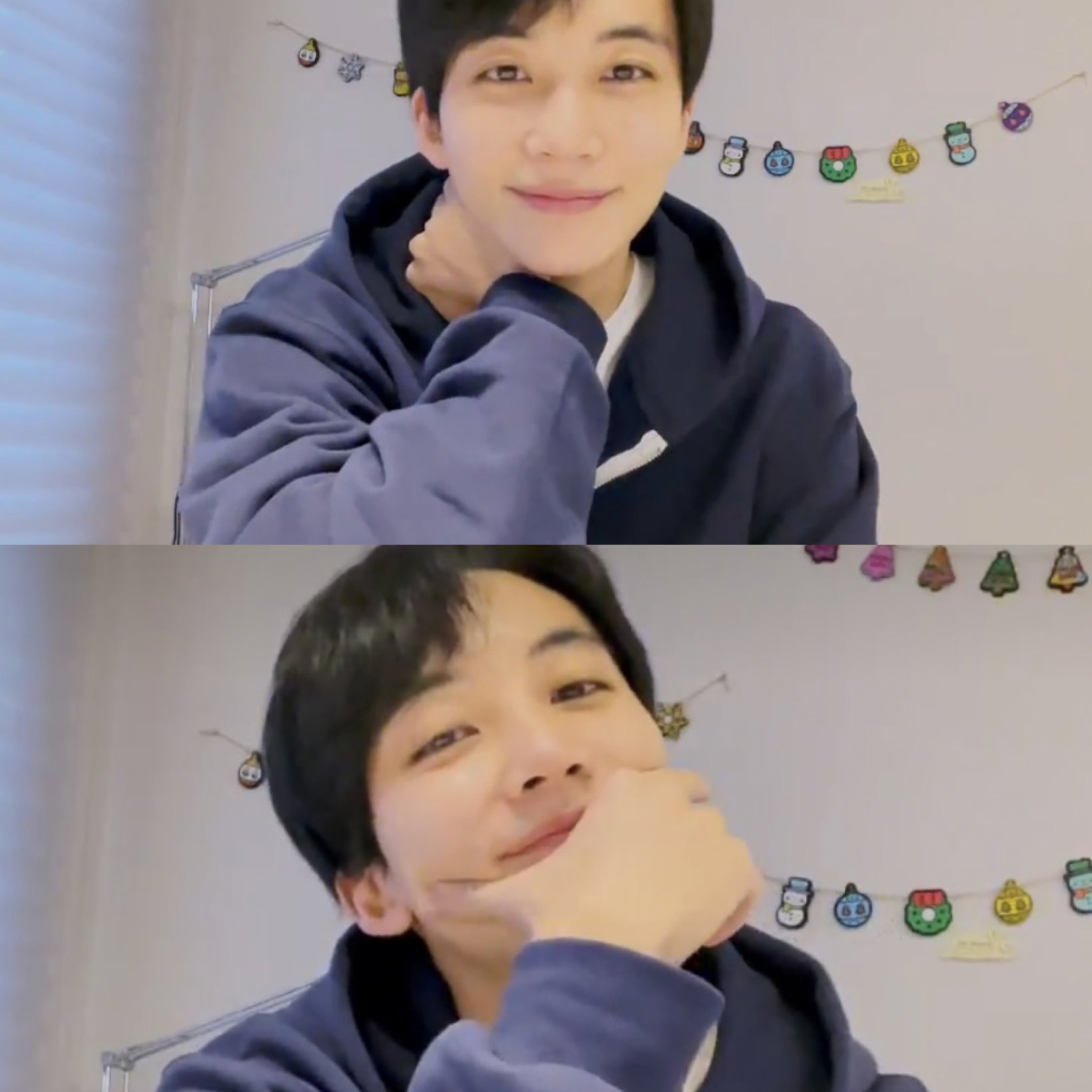 A moment captured by Jeonghan (SEVENTEEN)'s fan