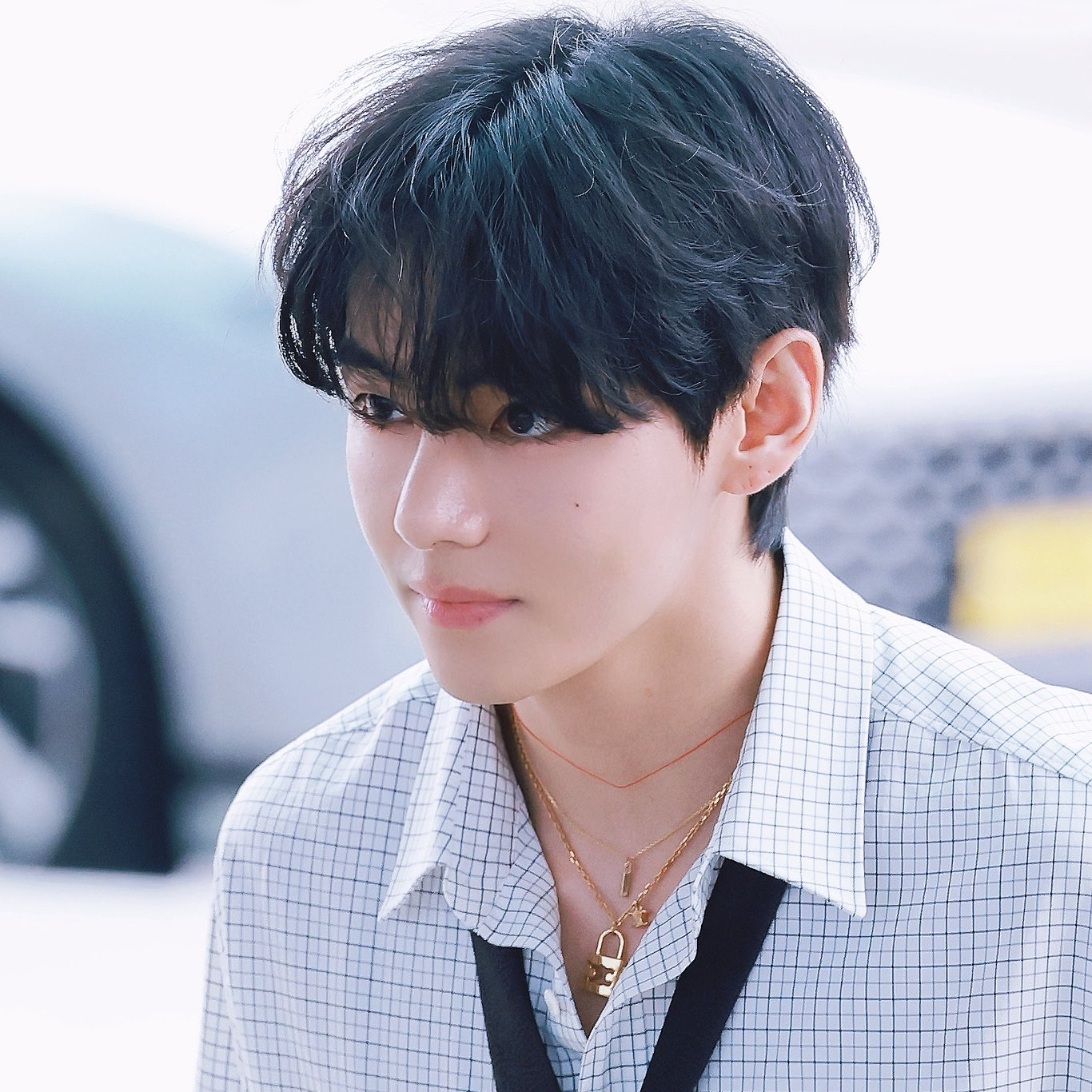 A moment captured by V (BTS)'s fan