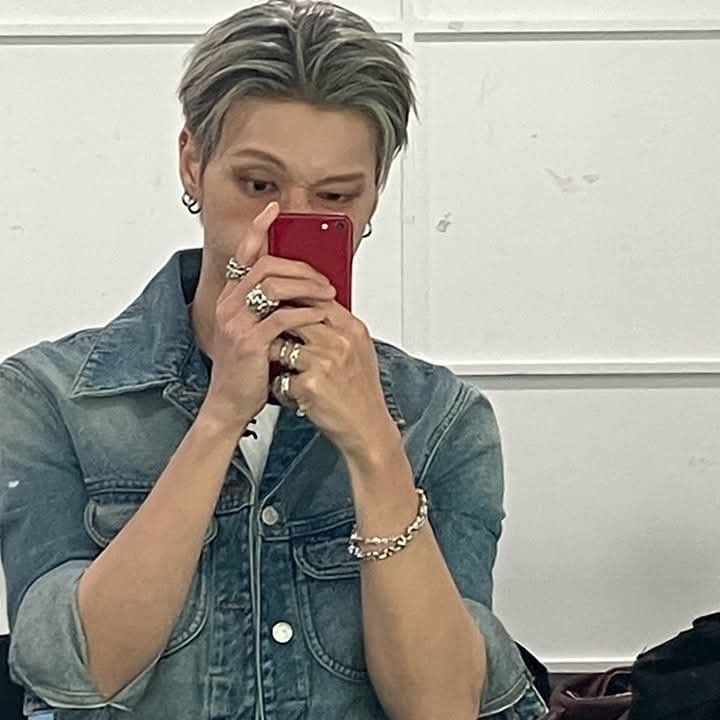 Recent activity shot of Wooyoung (ATEEZ)