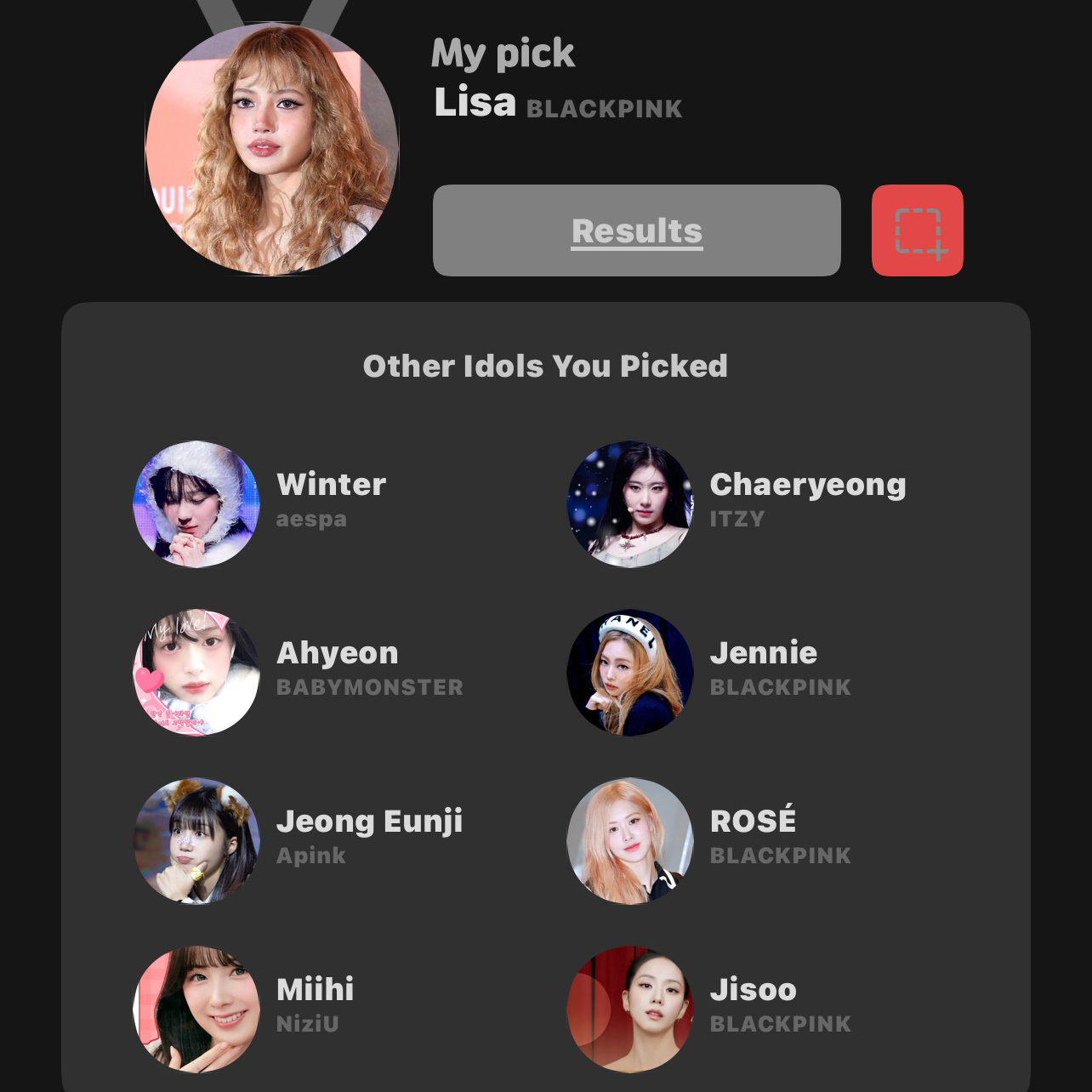 Recent activity shot of BLACKPINK