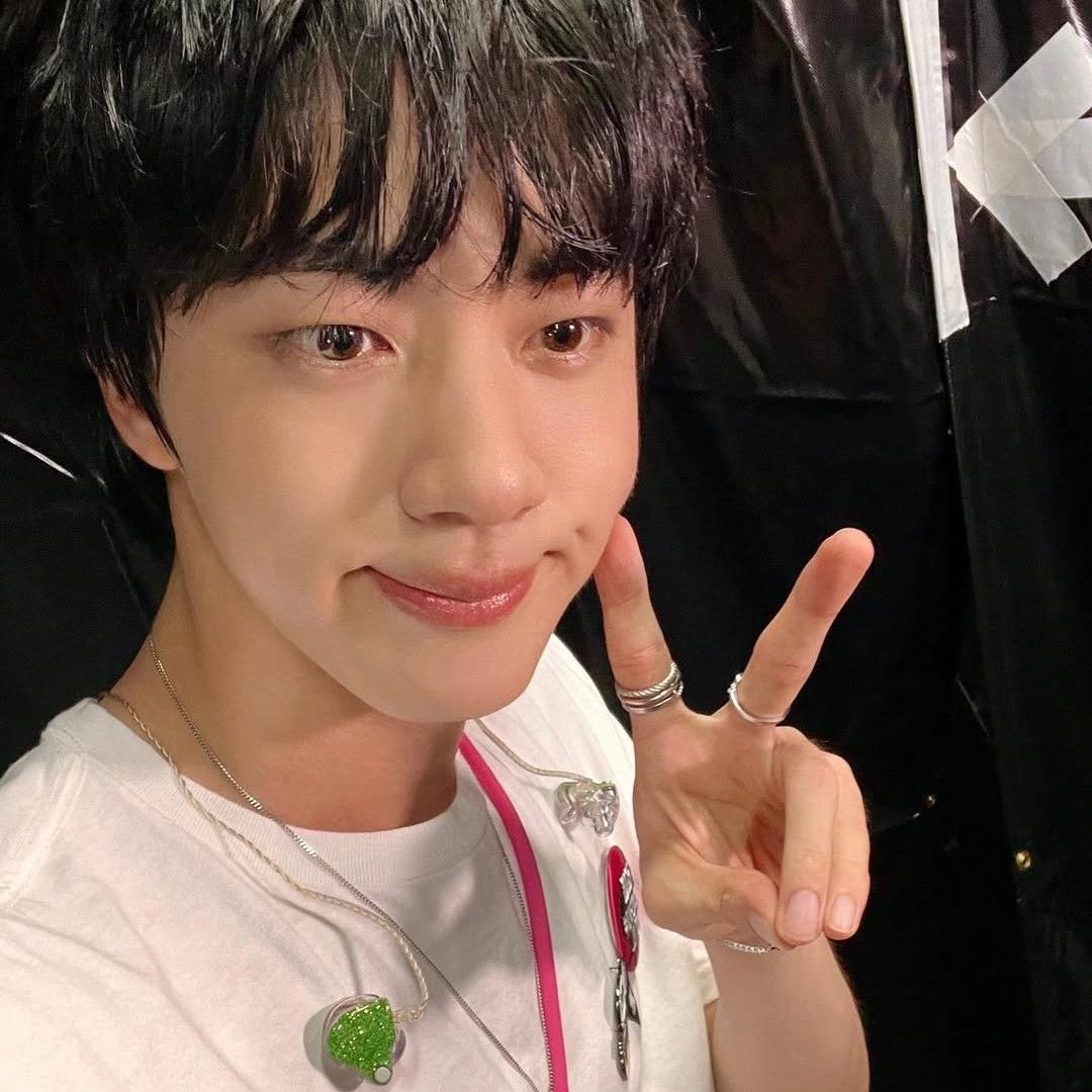 A moment captured by Jin (BTS)'s fan