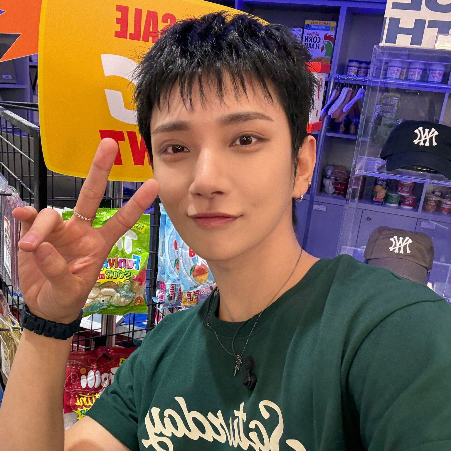 Recent activity shot of Joshua (SEVENTEEN)