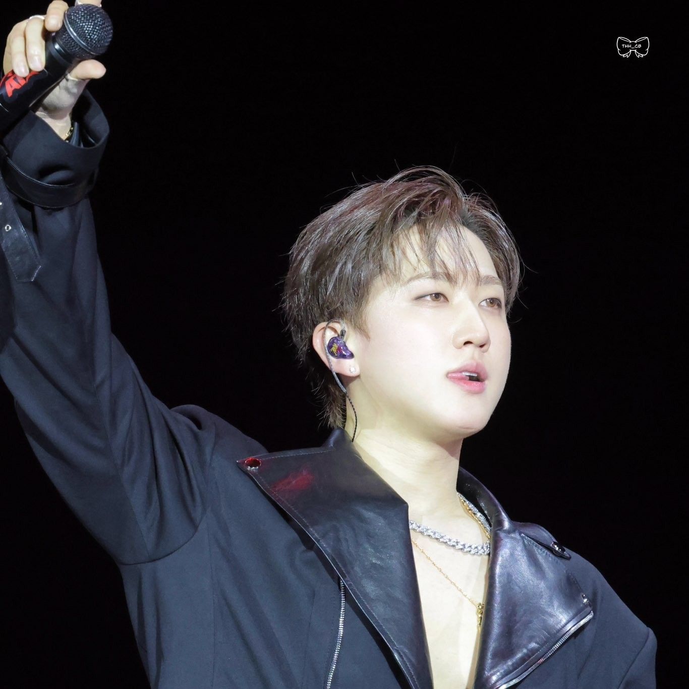 A moment captured by Changbin (Stray Kids)'s fan
