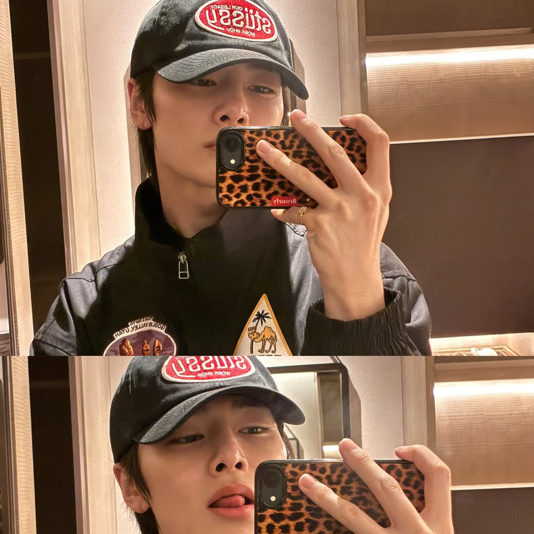 A moment captured by I.N (Stray Kids)'s fan