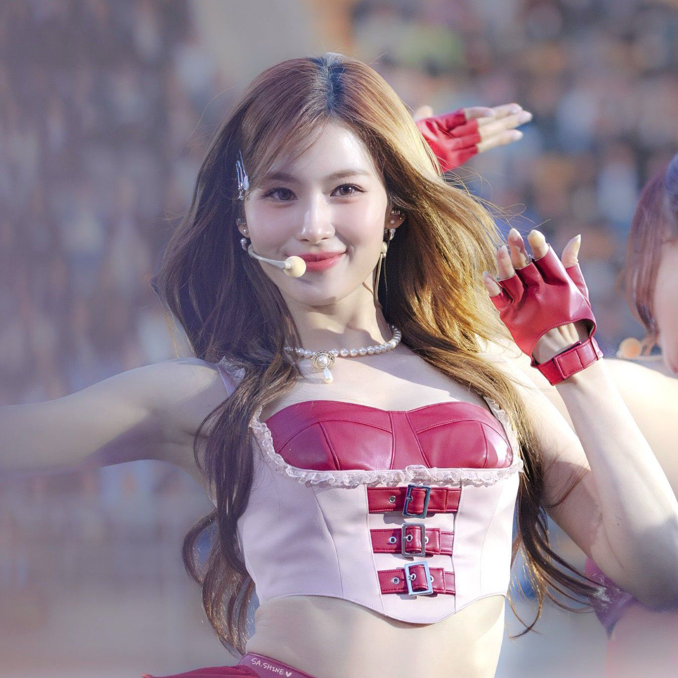 Behind-the-scenes cut of Sana (TWICE)