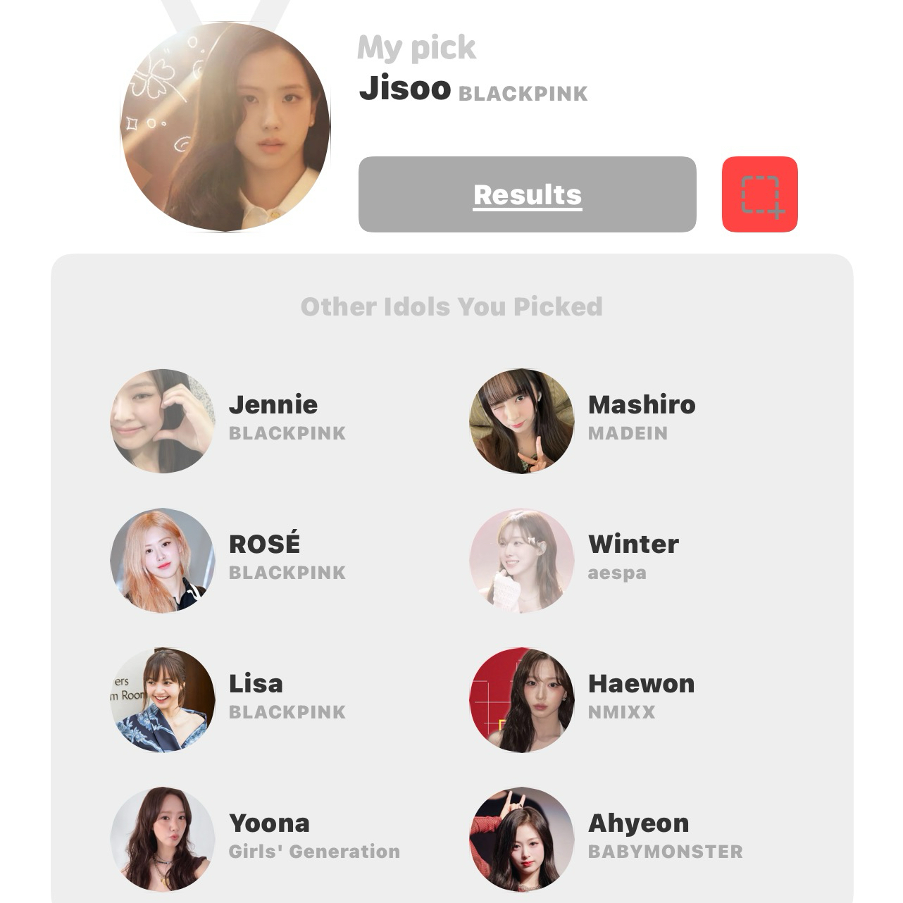 Recent activity shot of BLACKPINK