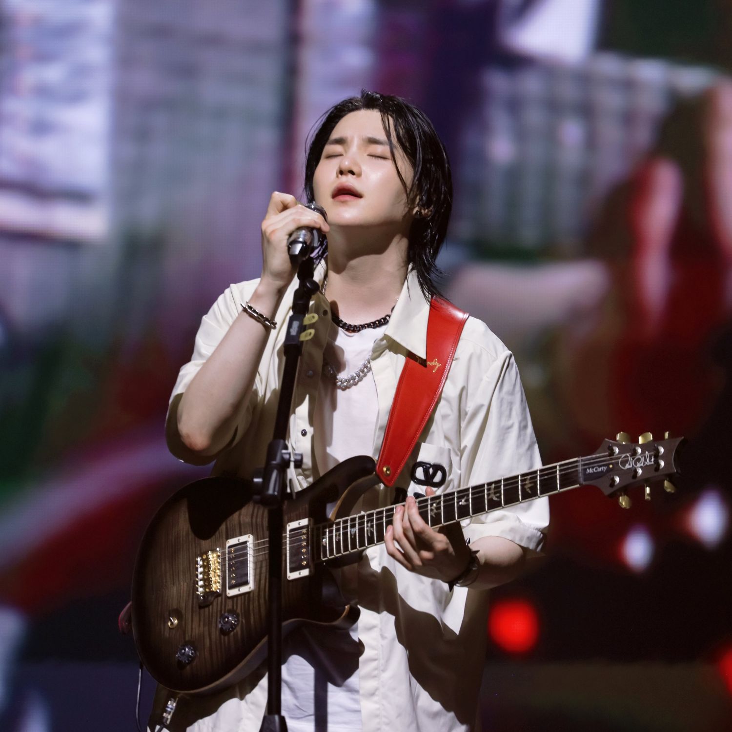 A moment captured by SUGA (BTS)'s fan