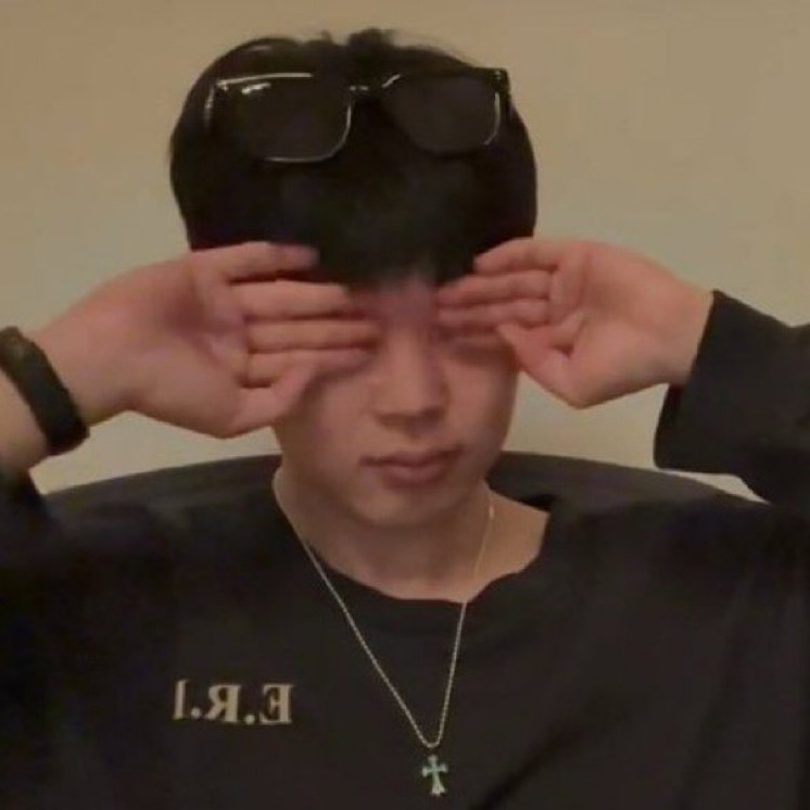 Recent activity shot of Jimin (BTS)