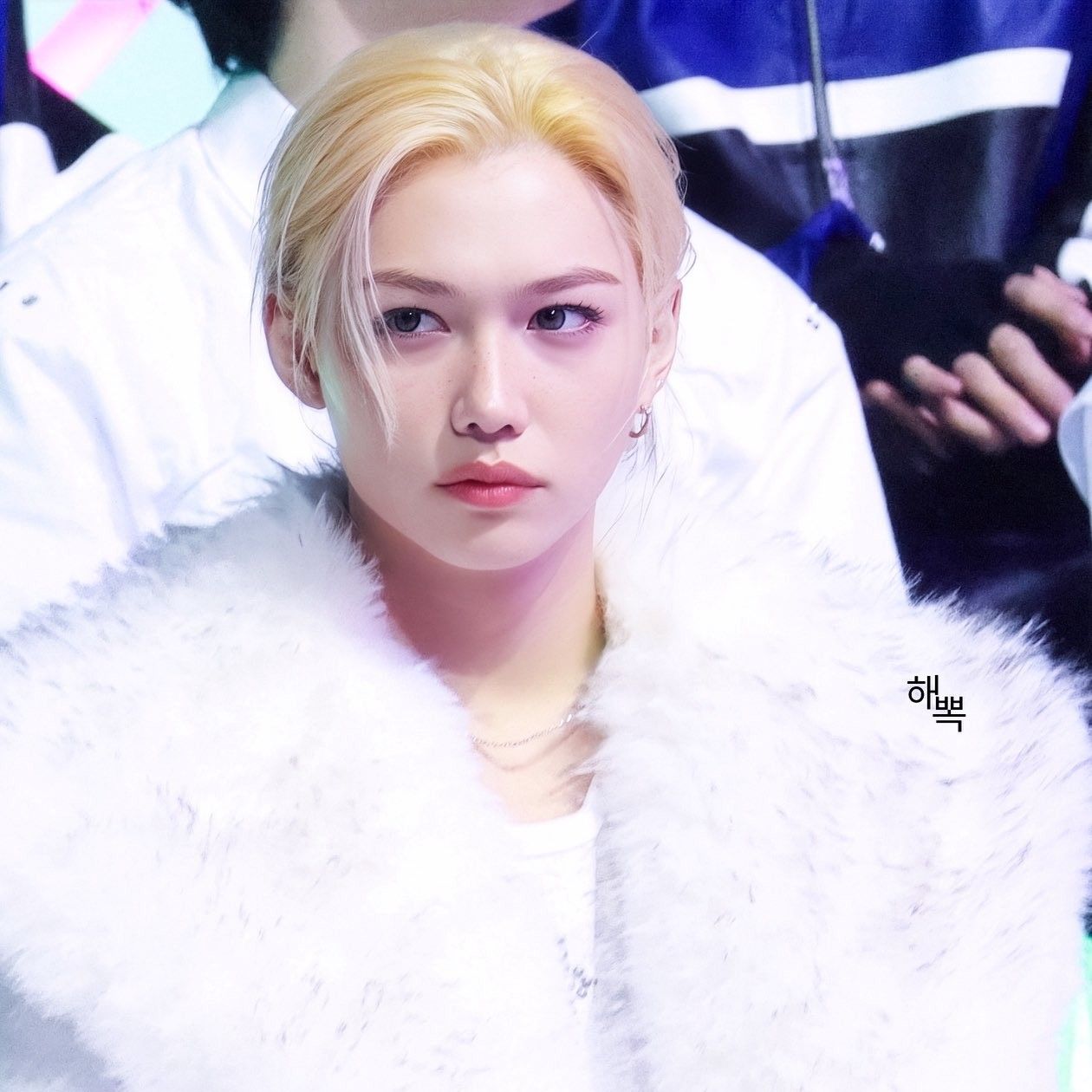 A moment captured by Felix (Stray Kids)'s fan