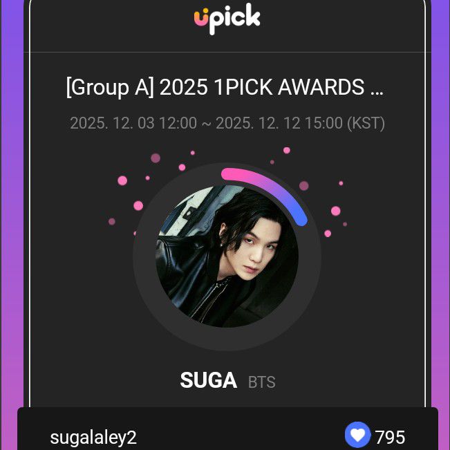 Foto terbaru SUGA (BTS)