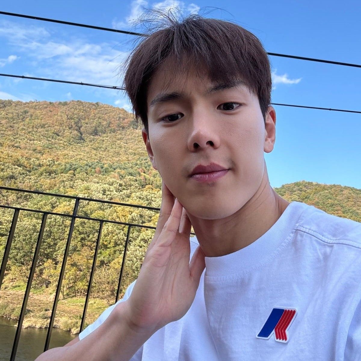 Recent activity shot of Shownu (MONSTA X)