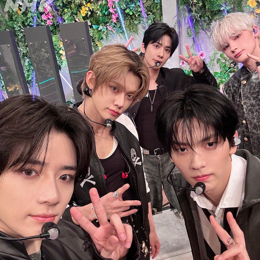 Momen yang diabadikan oleh penggemar TOMORROW X TOGETHER