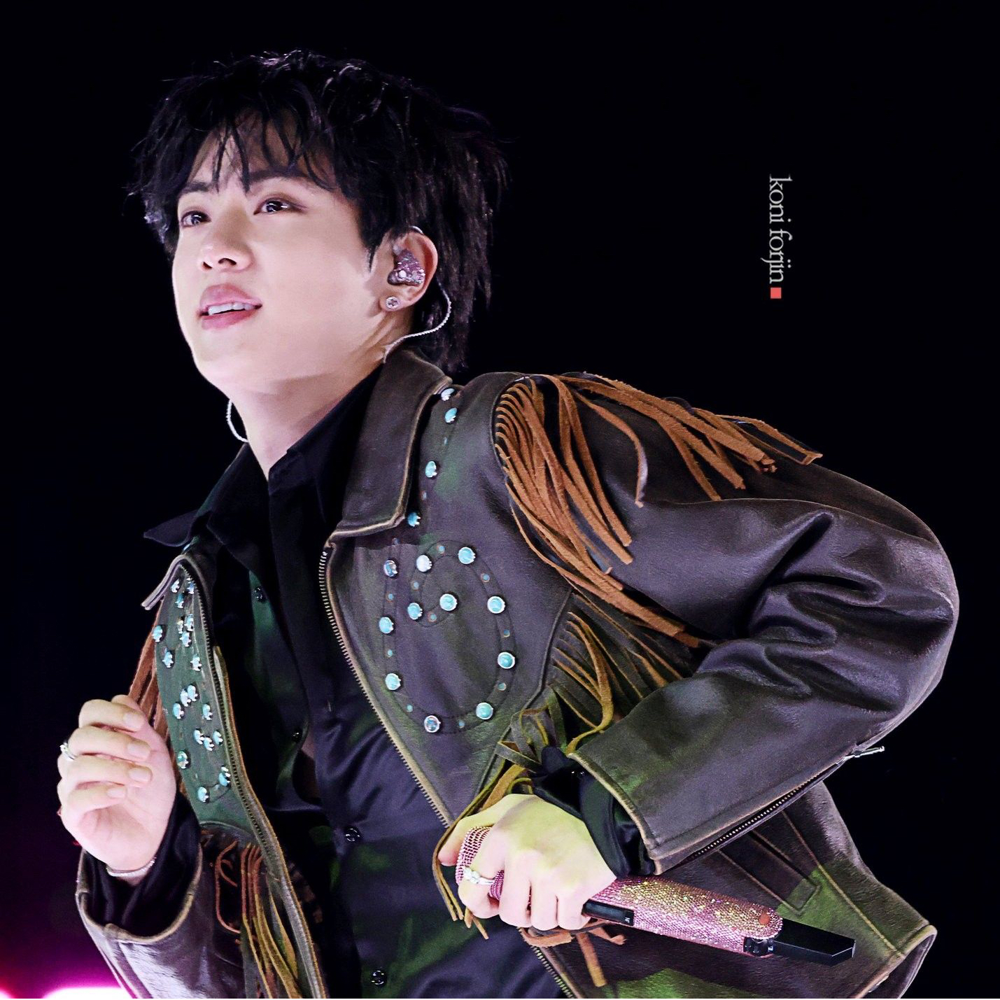 Recent activity shot of Jin (BTS)