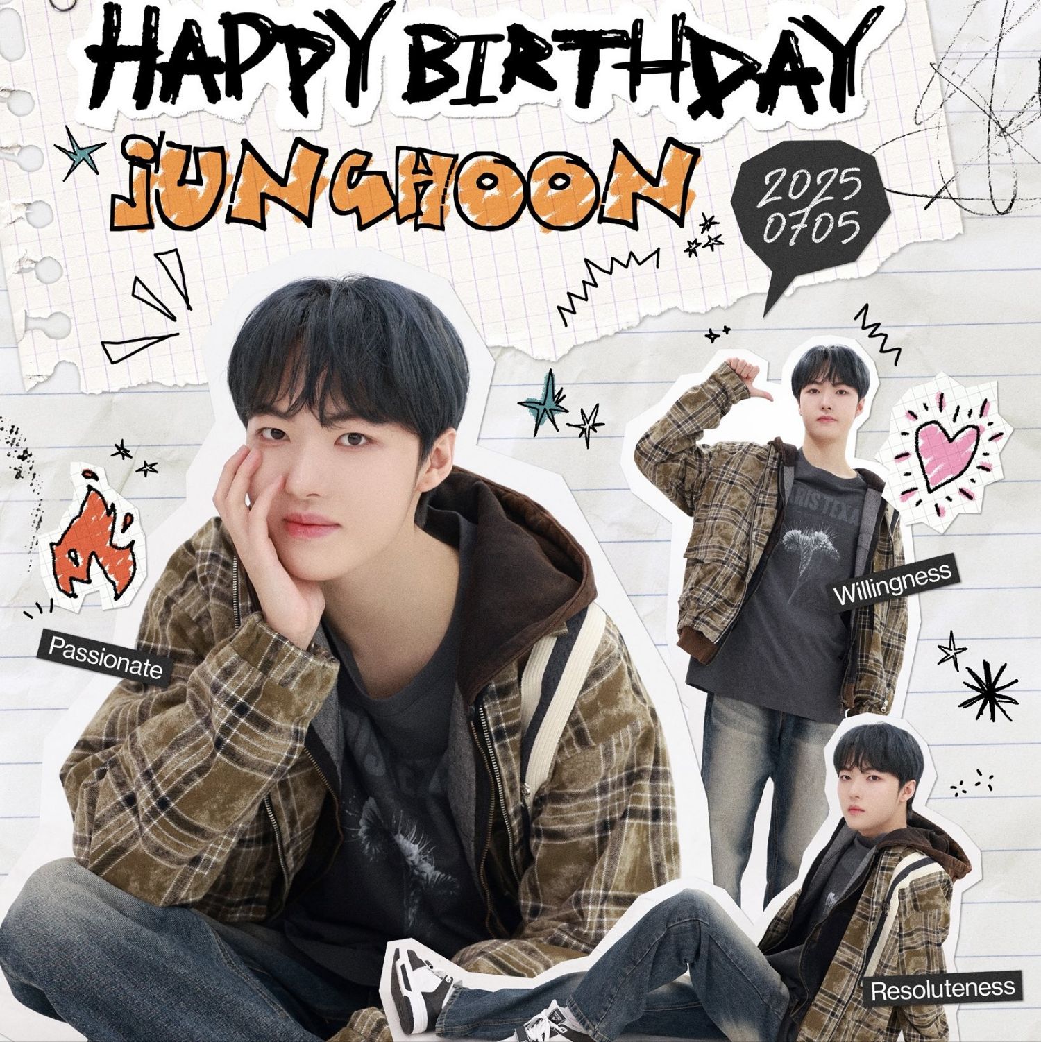 Recent activity shot of Junghoon (Xikers)