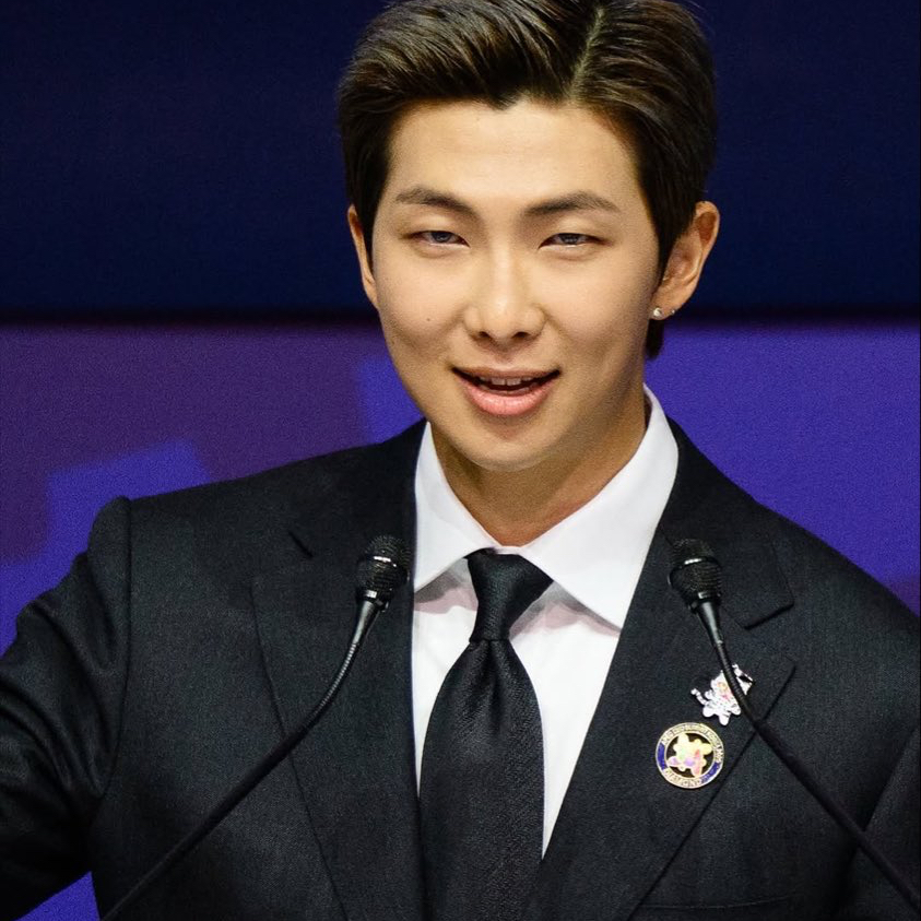 Recent activity shot of RM (BTS)