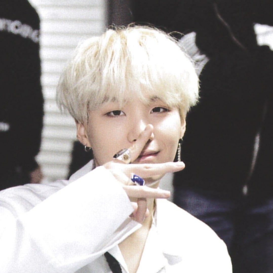 Recent activity shot of SUGA (BTS)