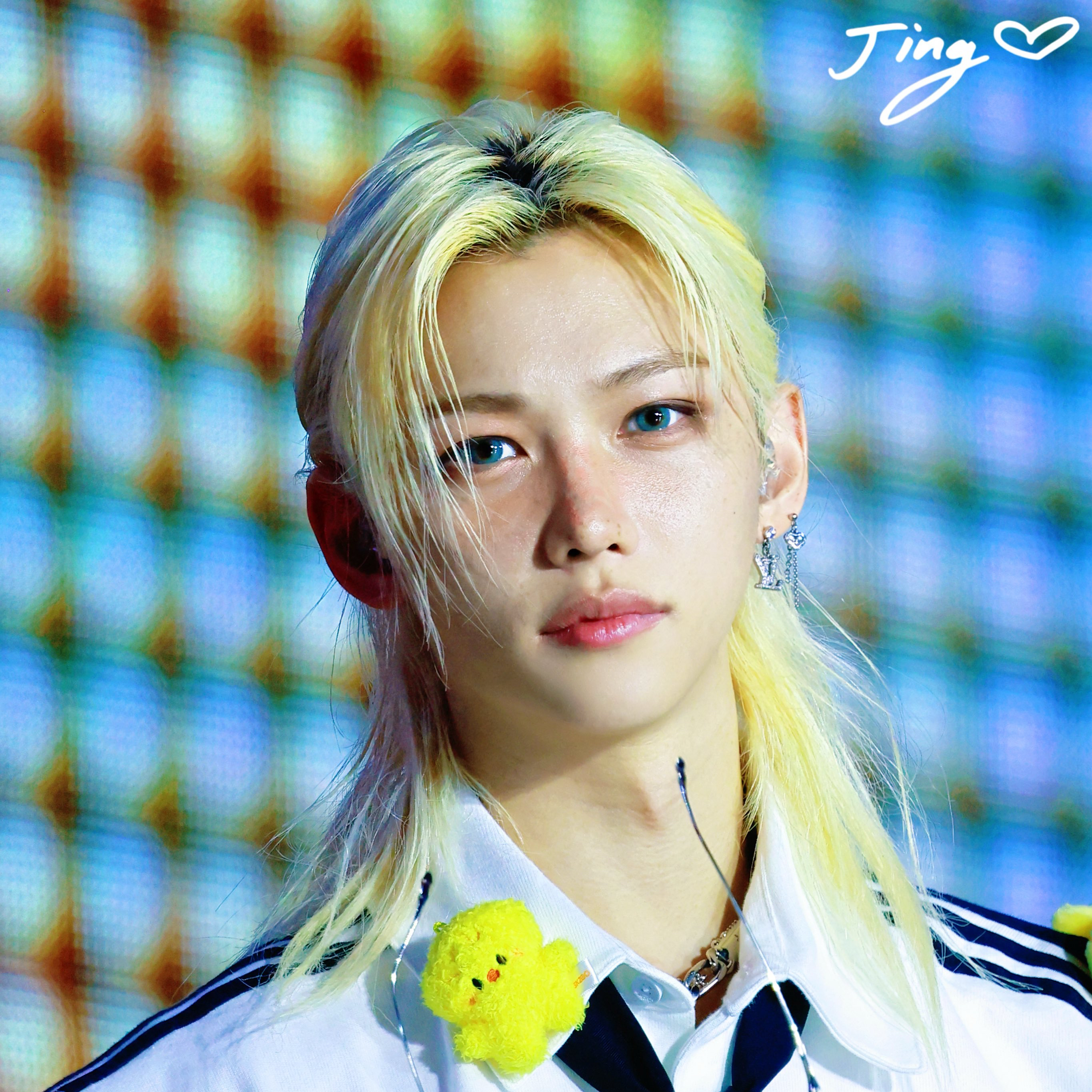 A moment captured by Felix (Stray Kids)'s fan