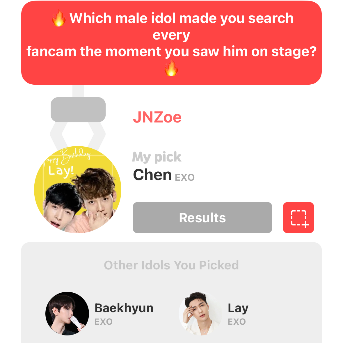 Behind-the-scenes cut of Chen (EXO)