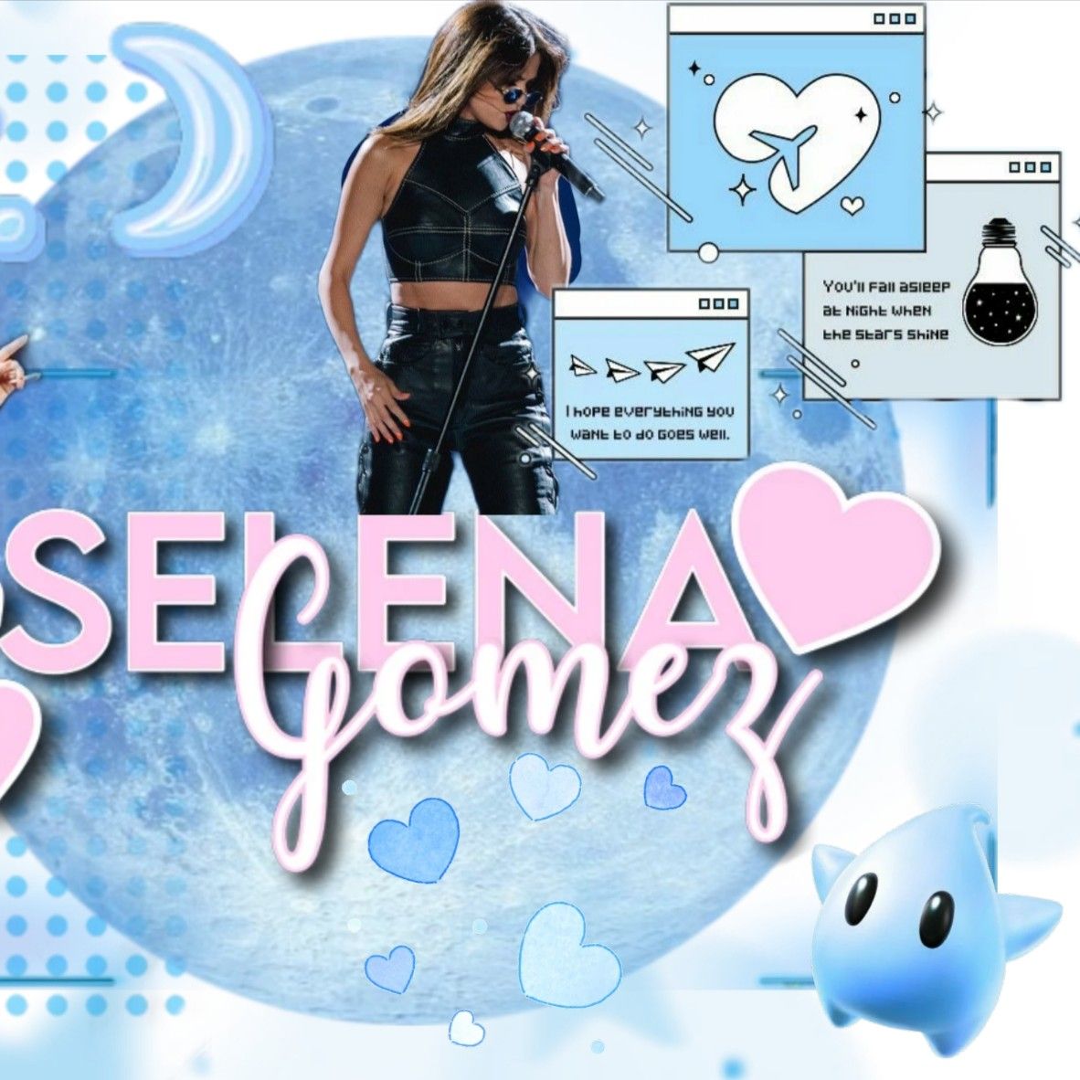 A moment captured by Selena Gomez's fan