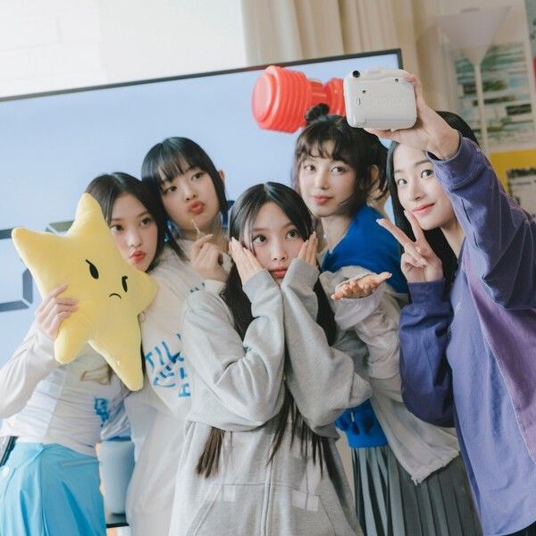 Recent activity shot of NewJeans