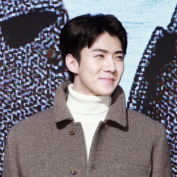 Recent activity shot of Sehun (EXO)