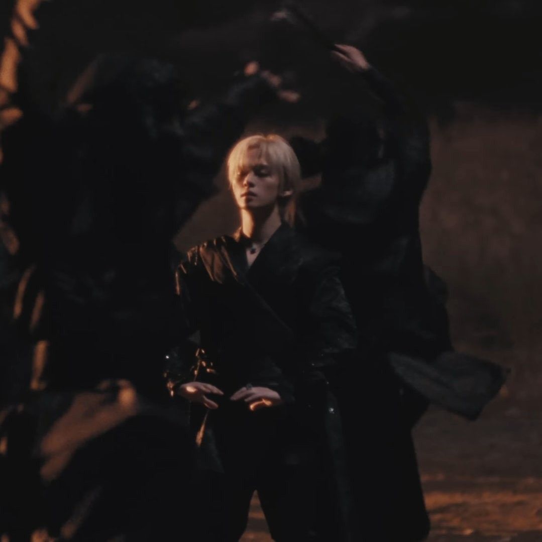 A moment captured by Stray Kids's fan