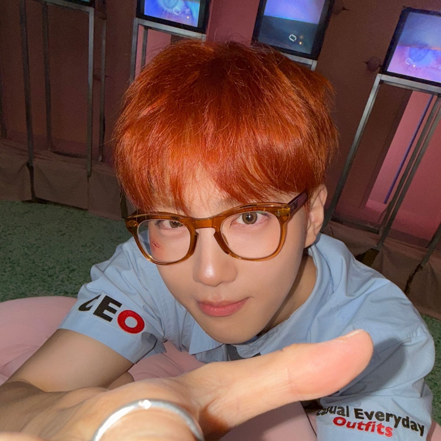Recent activity shot of Suho (EXO)